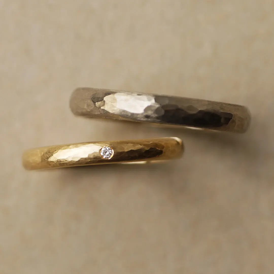 YUKA HOJO PASSAGE OF TIME 小径 1石タイプ結婚指輪